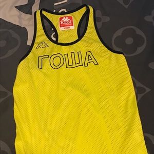 Kappa x gosha rubchinskiy neon tank top